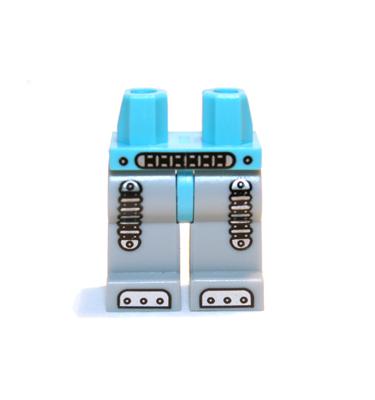 Minifigura csípő és lábak - mintás/matricás