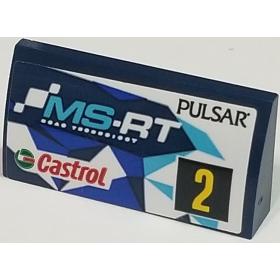 Lejtő, íves 2 x 4 x 2/3 - mintás/matricás™