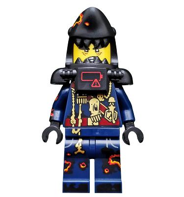 Shark Army Great White Minifigura - ALAPLAP ÉS KIEGÉSZÍTŐK NÉLKÜL! (LEGO® NINJAGO® MOVIE 71019 SERIES)