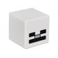 Minifigura fej - Minecraft Skeleton