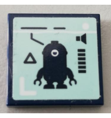 Csempe 2 x 2 - mintás/matricás