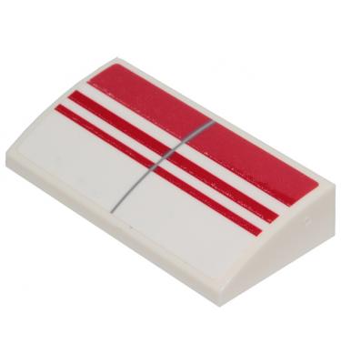 Lejtő, íves 2 x 4 x 2/3 - mintás/matricás