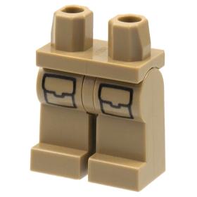 Minifigura csípő és lábak - mintás/matricás™