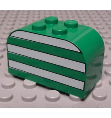 Módosított kocka 2 x 4 x 2 - mintás/matricás