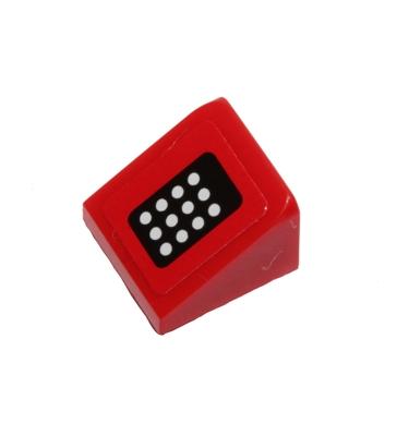 Lejtő 30° 1 x 1 x 2/3 - mintás/matricás