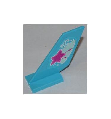 Jármű farok elem 2 x 4 x 6 - MINDKÉT OLDAL MINTÁS / MATRICÁS