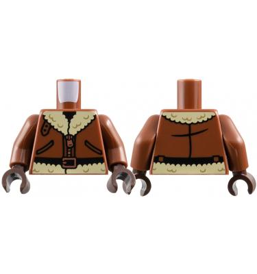 Figura felsőtest kezekkel - mintás/matricás