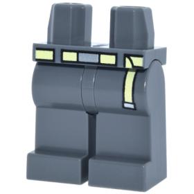 Minifigura láb - mintás/matricás™