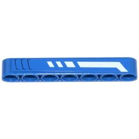 Technic emelőkar 1 x 7 - mintás/matricás™