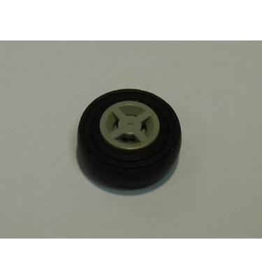 Kerék, 8mm D. x 6mm felni gumival