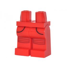 Minifigura láb - mintás/matricás™