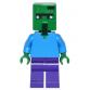 Minecraft Zombie Villager minifigura