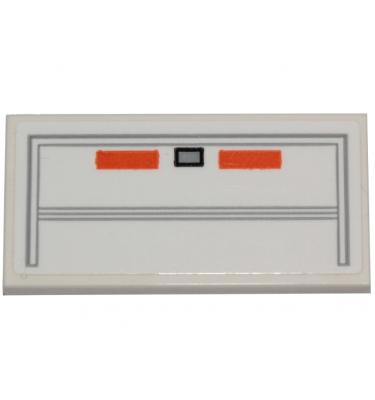 Csempe 2 x 4 - mintás/matricás