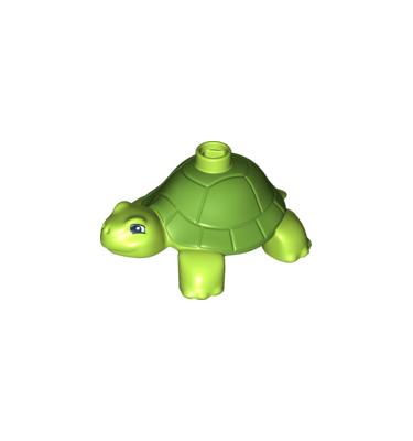 DUPLO Teknős béka figura - mintás/matricás