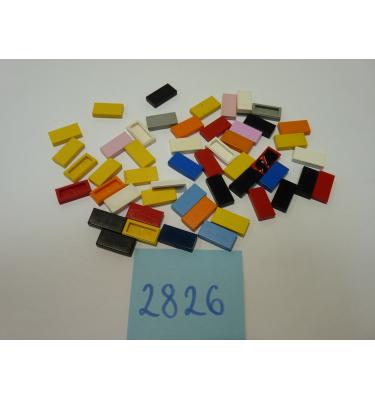 Lego 50 db-os 1x2 lapos csempe elem csomag 3069