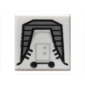 Csempe 1 x 1 - mintás/matricás™