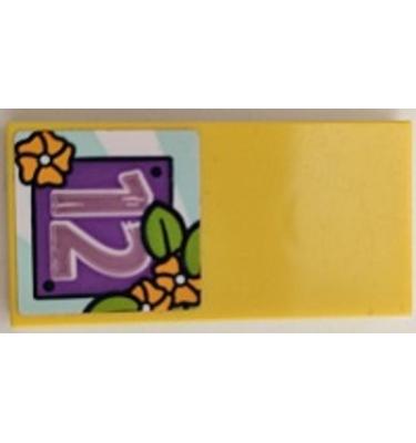 Csempe 2 x 4 - mintás/matricás