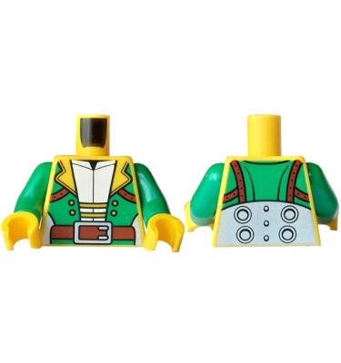 Figura felsőtest kezekkel - mintás/matricás