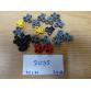 Technic csatlakozó kettős pin és tengely 90° elforgatva,32291 - 20 db