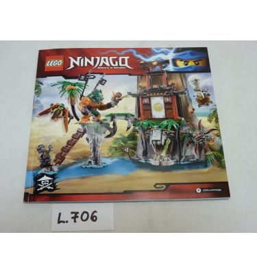 Lego Ninjago 70604 - CSAK ÖSSZERAKÁSI ÚTMUTATÓ!