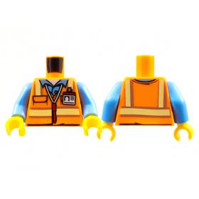 Figura felsőtest kezekkel - mintás/matricás™