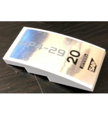 Lejtő, íves 4 x 2 - mintás/matricás