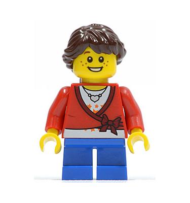 Lány minifigura