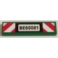 Csempe 1 x 4 - mintás/matricás