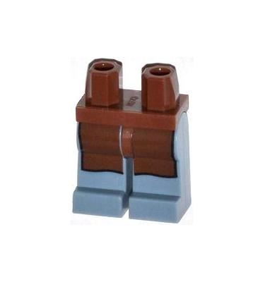 Minifigura csípő és lábak - mintás/matricás