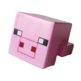 1 x 2 módosított lapos elem - Minecraft malac fej™