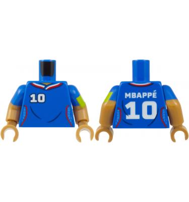Figura felsőtest kezekkel - mintás/matricás