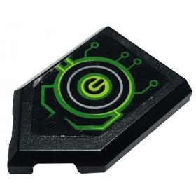 Ötszögű csempe 2 x 3 - mintás/matricás™