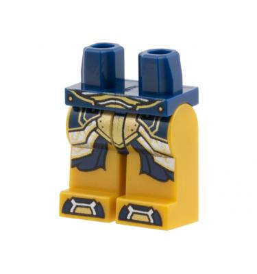 Minifigura csípő és lábak - mintás/matricás