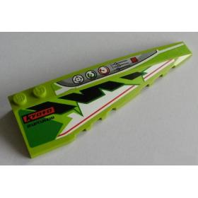 Ék elem 10 x 3 (jobb) - mintás/matricás™