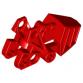 Bionicle láb, gömbcsuklós lábfej lapos talppal 3 x 6 x 2 1/3