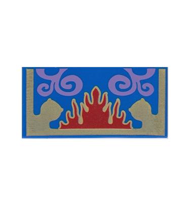 Csempe 2 x 4 - mintás/matricás