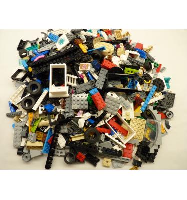 1 kg ömlesztett, új LEGO alkatrész
