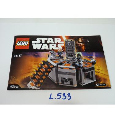 Lego Star Wars 75137 - CSAK ÖSSZERAKÁSI ÚTMUTATÓ!