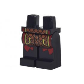 Minifigura csípő és lábak - mintás/matricás™