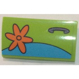 Lejtő, íves 2 x 4 x 2/3 - mintás/matricás™