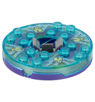 Forgótányér 6 x 6 (Ninjago Spinner) - mintás/matricás