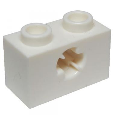 Technic kocka 1 x 2, tengelylyukkal