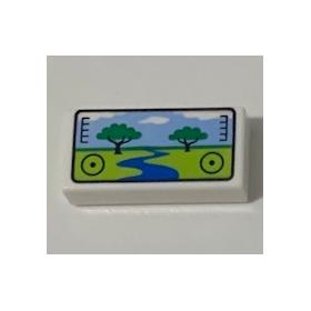 Csempe 1 x 2 - mintás/matricás™