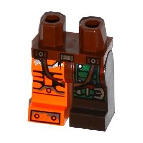 Minifigura csípő és lábak - mintás/matricás™