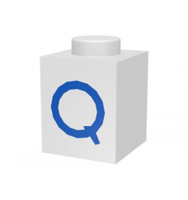 Kocka 1 x 1 - mintás/matricás