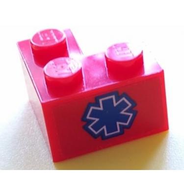 Sarok kocka 2 x 2 - mintás/matricás