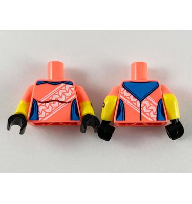 Figura felsőtest kezekkel - mintás/matricás