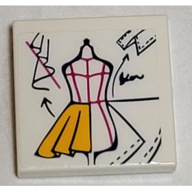 Csempe 2 x 2 - mintás/matricás™