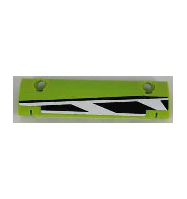 Technic ívelt panel 11 x 3 - mintás/matricás