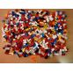 LEGO Válogatott 2 soros kocka elemek 1 kg